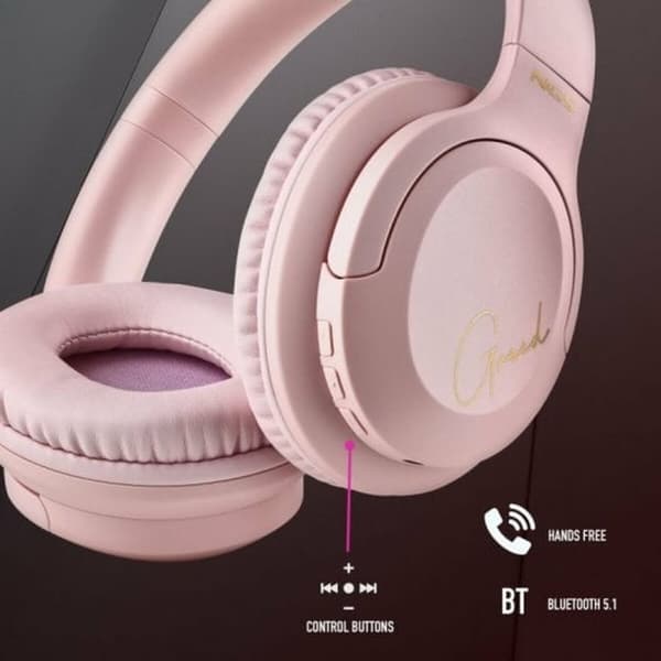 Kuulokkeet NGS ARTICAGREEDPINK Pinkki