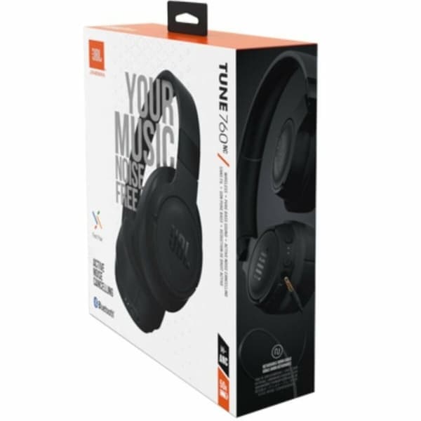 Bluetooth Hodetelefon med Mikrofon JBL Tune 760NC Svart