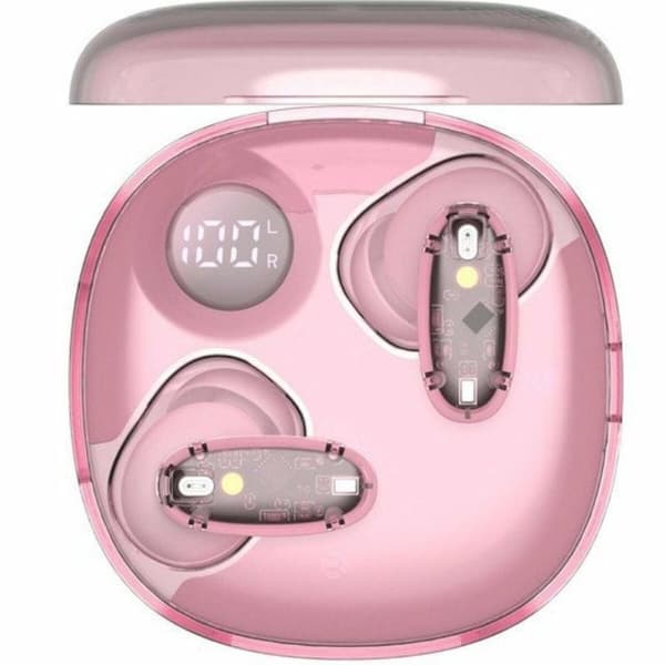 Trådløse høretelefoner med etui til opladning Mars Gaming MHIB2P Pink