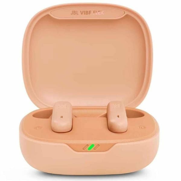 Langattomat kuulokkeet latauskotelolla JBL Vibe Flex Beige