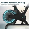Miniatyrbild 4 av 11: Stationär cykel Cecotec 07242 Svart Kolstål