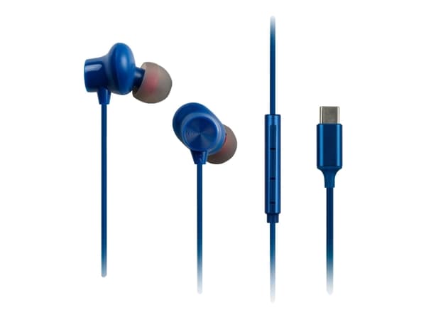 Panasonic RP-TCM225DEA, Ledningsført, 20 - 20000 Hz, Opkald/musik, Headset, Blå