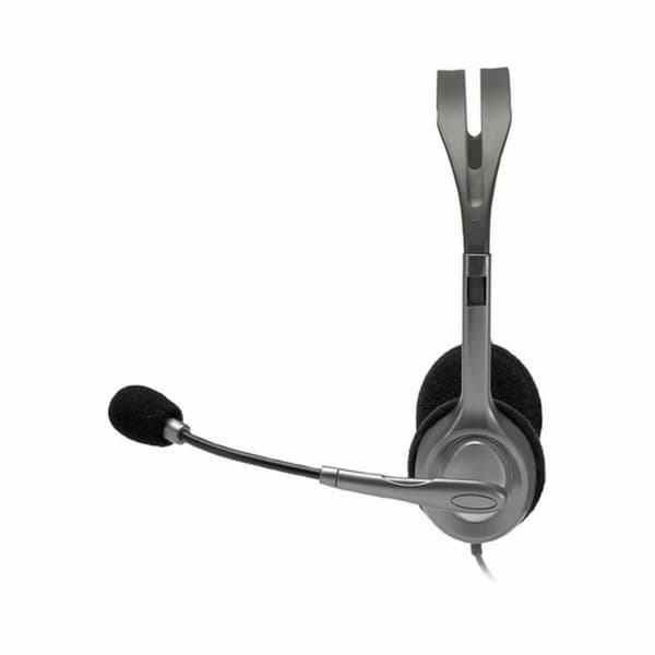 KÄYTETTY On-Ear- kuulokkeet Logitech Musta Harmaa (Kunnostetut Tuotteet A)