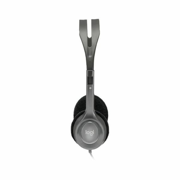 KÄYTETTY On-Ear- kuulokkeet Logitech Musta Harmaa (Kunnostetut Tuotteet A)