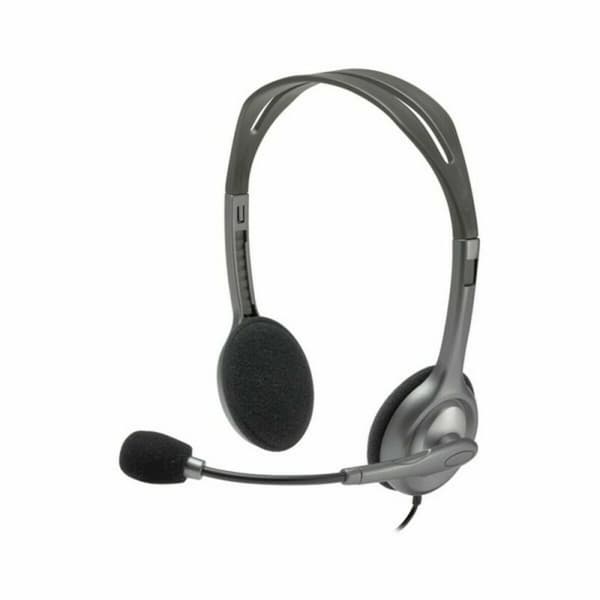 KÄYTETTY On-Ear- kuulokkeet Logitech Musta Harmaa (Kunnostetut Tuotteet A)