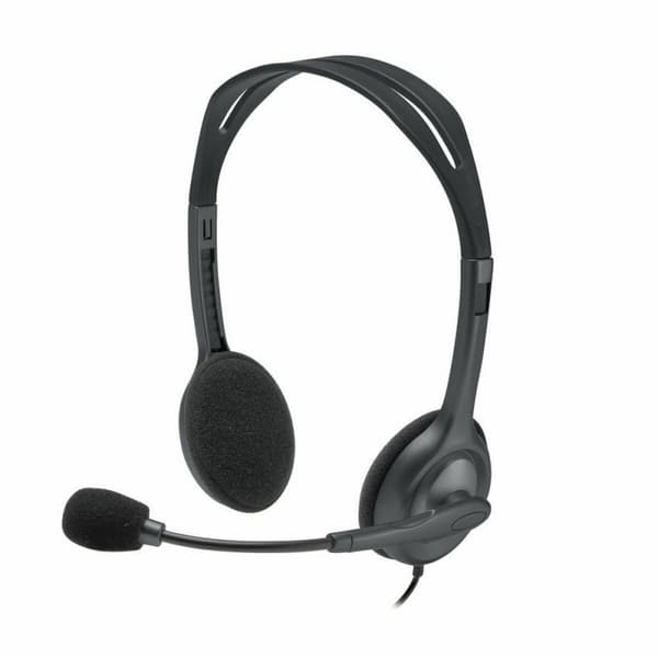 KÄYTETTY On-Ear- kuulokkeet Logitech Musta Harmaa (Kunnostetut Tuotteet A)