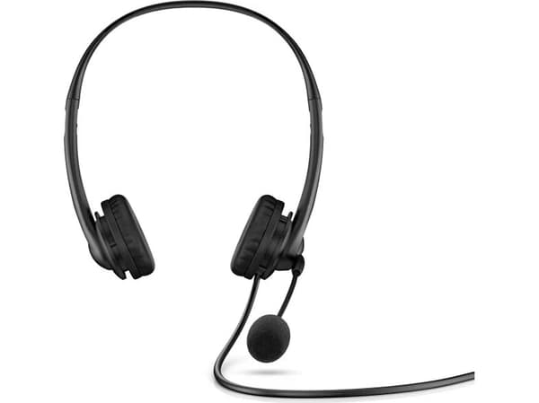 HP :n USB-stereokuulokemikrofoni G2, Langallinen, Toimisto/puhelukeskus, 90 g, Kuulokkeet, Musta