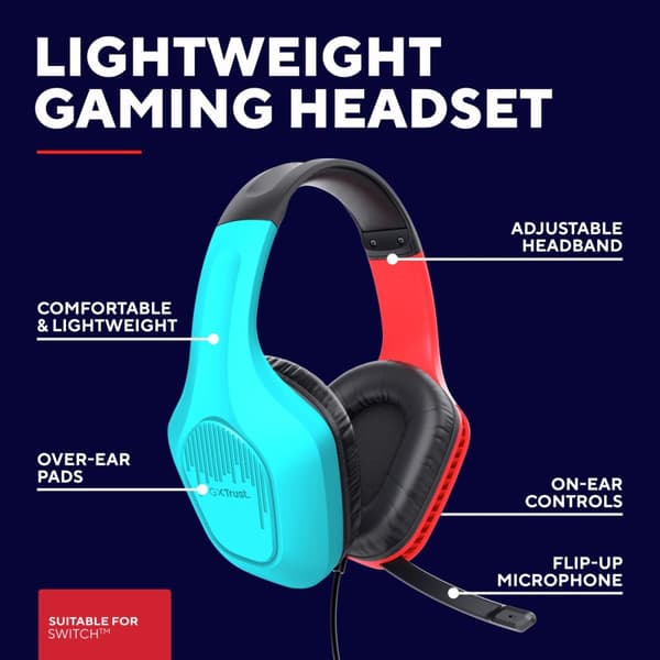 Trust GXT 416S Zirox Gamingheadset Nintendo Switch / Switch 2