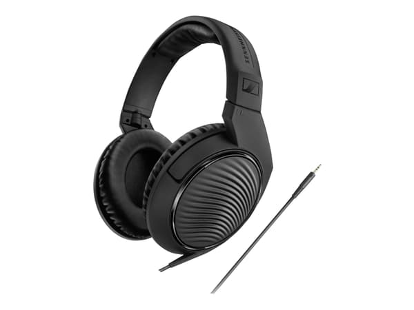 Sennheiser HD 200 PRO - Hodetelefoner - full størrelse - kablet - 3,5 mm jakk - svart