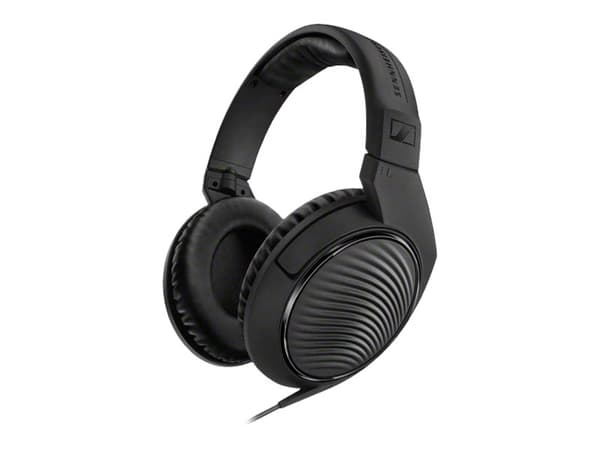Sennheiser HD 200 PRO - Hodetelefoner - full størrelse - kablet - 3,5 mm jakk - svart