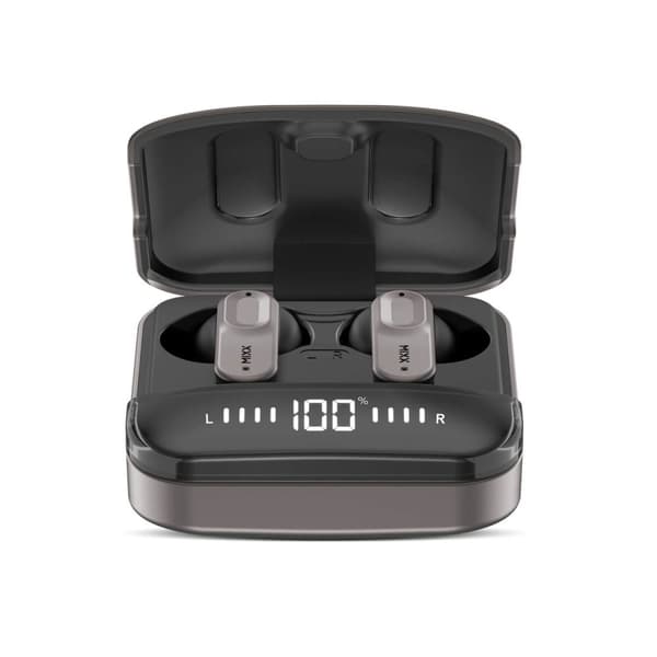 Mixx Trådløse Hodetelefoner StreamBuds Ultra Mini Black Gun Metal