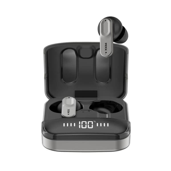 Mixx Trådløse Hodetelefoner StreamBuds Ultra Mini Black Gun Metal