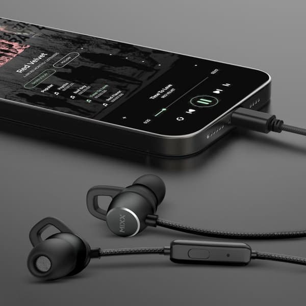 Mixx Kablede Hodetelefoner SoundPort USB-C Svart