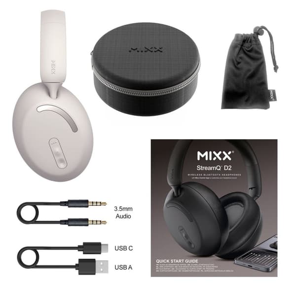 Mixx Trådløse Hodetelefoner StreamQ D2 Sand