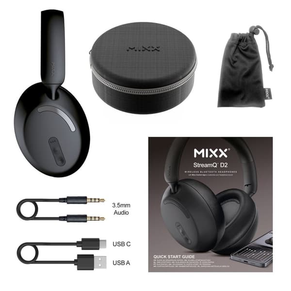 Mixx Trådlösa Hörlurar StreamQ D2 Svart