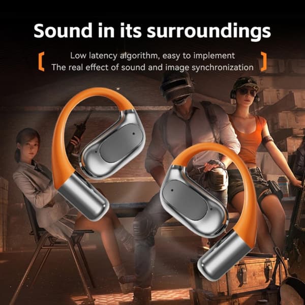 144 språk Translation Översättare Smart Translator Headset Bluetooth Realtid - Svart