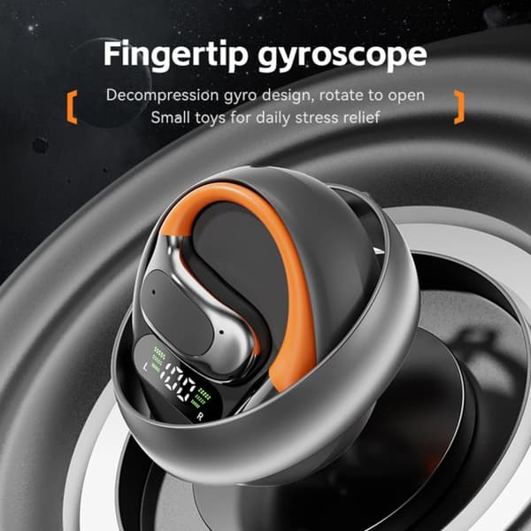 144 språk Translation Översättare Smart Translator Headset Bluetooth Realtid - Svart