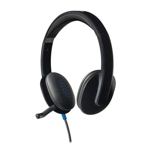 Pelikuuloke mikrofonilla Logitech V364536 Musta