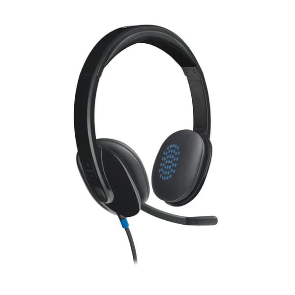 Pelikuuloke mikrofonilla Logitech V364536 Musta