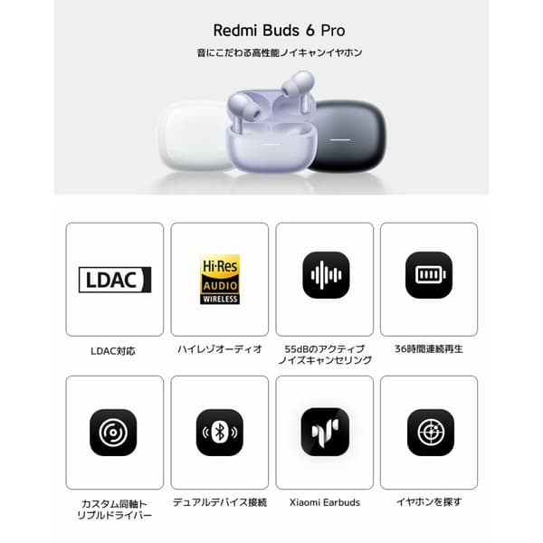 Langattomat kuulokkeet latauskotelolla Xiaomi BHR9307GL Musta