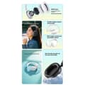 Miniatyrbilde 4 av 11: LENOVO trådløse over-ear-hodetelefoner sammenleggbare musikk-Bluetooth-headset - svart