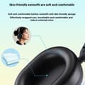 Miniatyrbilde 5 av 11: LENOVO trådløse over-ear-hodetelefoner sammenleggbare musikk-Bluetooth-headset - Hvit