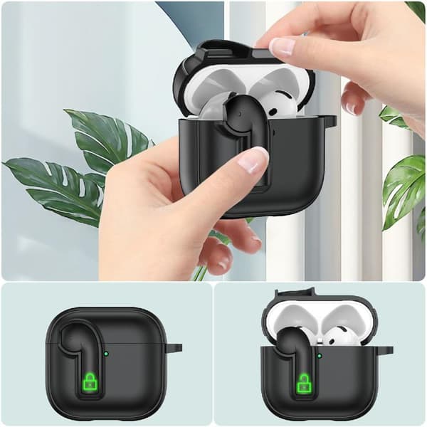 Deksel til AirPods 4 - Svart
