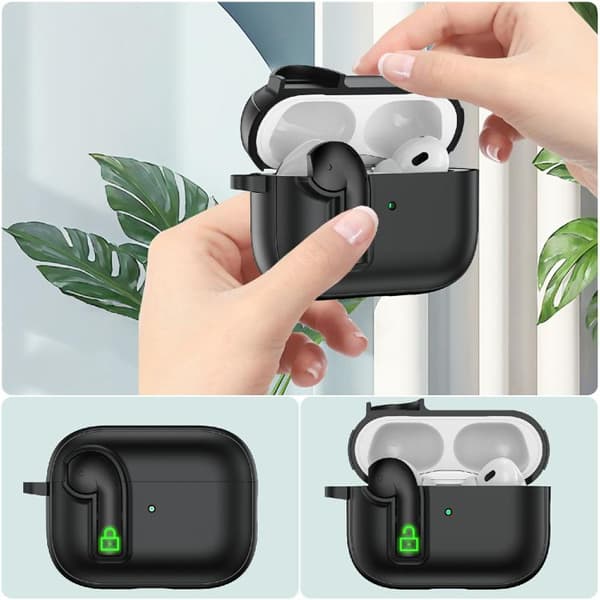 Cover til AirPods Pro 2 - Sort