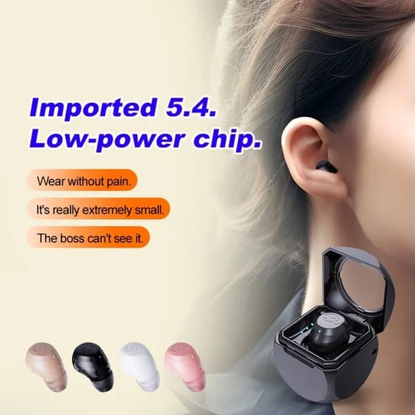 Singel Mini Bluetooth In-Ear Trådlösa Hörlurar Q1 - Vit