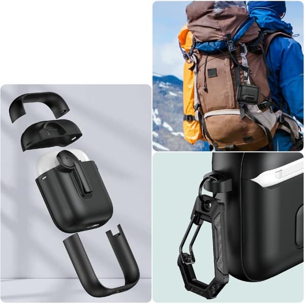 Fodral till AirPods 2 - Svart