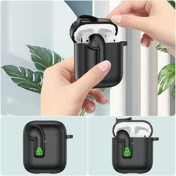 Cover til AirPods 2 - Pink og hvid