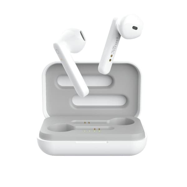 Ear Bluetooth hörlurar Trust Primo Touch Vit Rosa