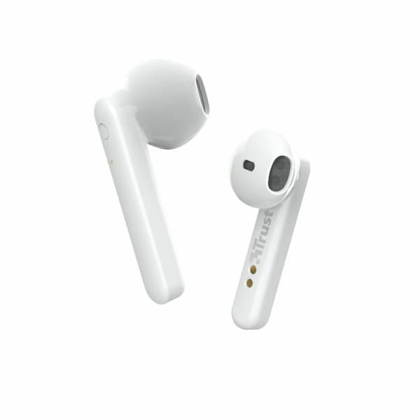 Ear Bluetooth hörlurar Trust Primo Touch Vit Rosa