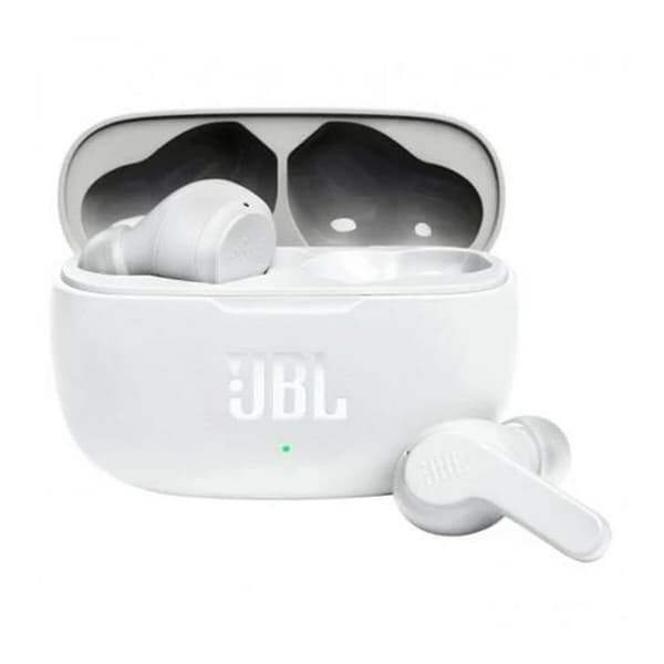 Bluetooth Hörlurar med Mikrofon JBL JBLW200TWSWHT Vit