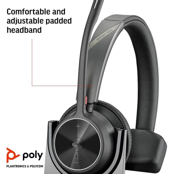 Hovedtelefoner Poly 77Y93AA Sort