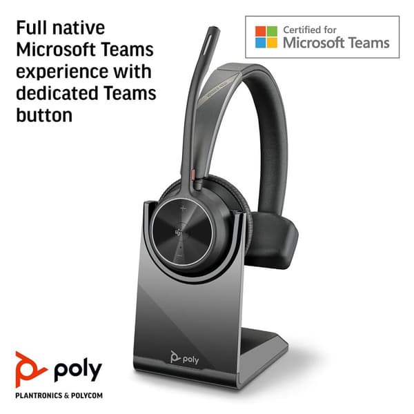 Hovedtelefoner Poly 77Y93AA Sort