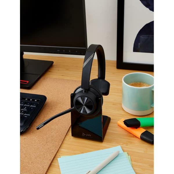 Hovedtelefoner Poly 77Y93AA Sort