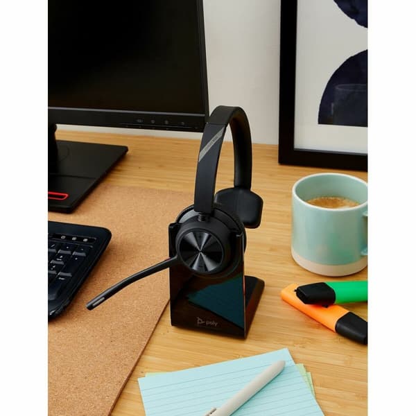 Hovedtelefoner Poly 77Y93AA Sort