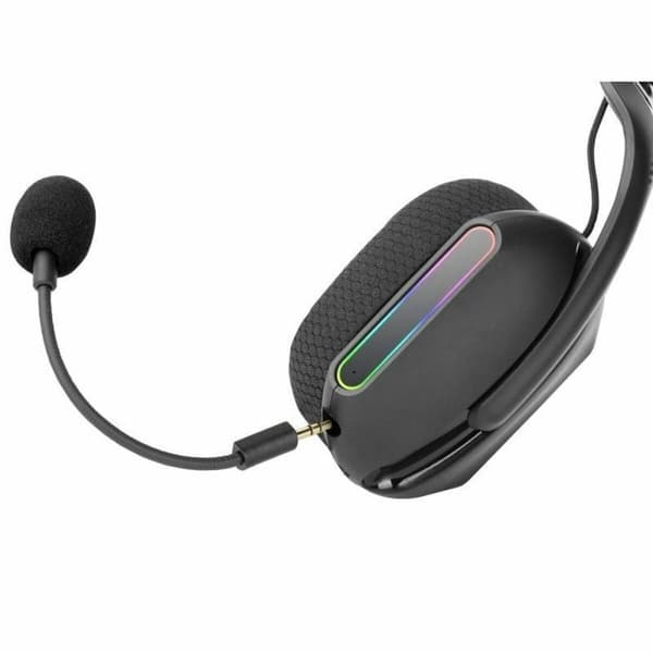 Gaming headset med mikrofon Mars Gaming MHWPRO Sort