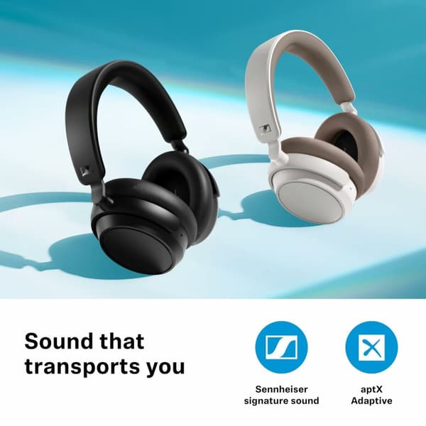 Hovedtelefoner med mikrofon Sennheiser AccentumPlus Hvid
