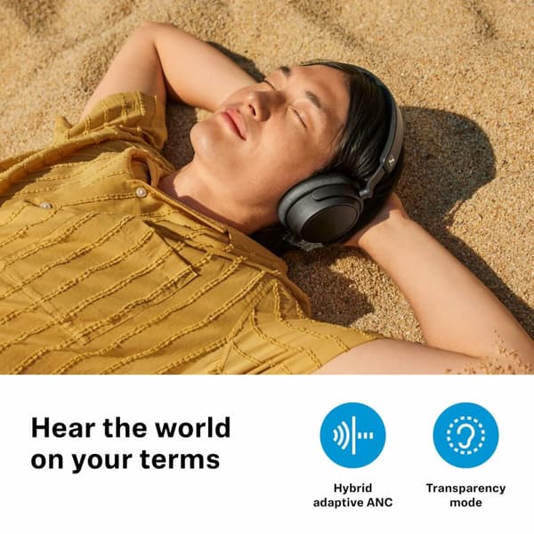Hovedtelefoner med mikrofon Sennheiser AccentumPlus Hvid