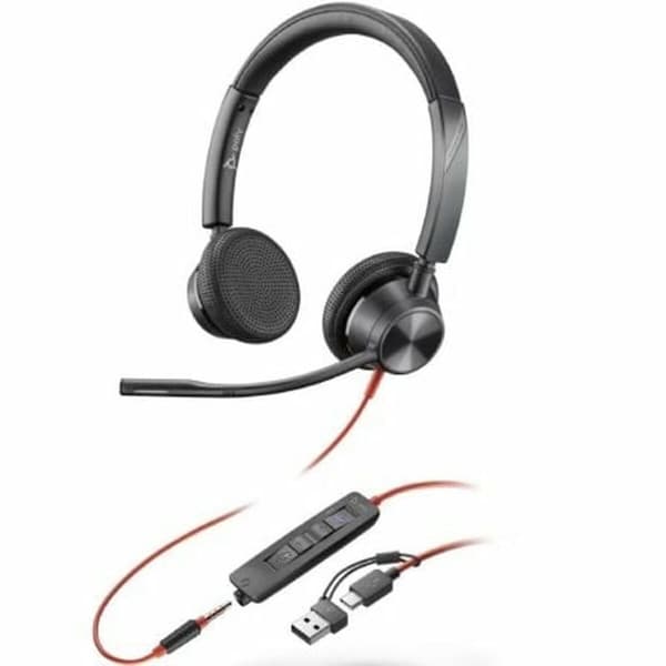 Hovedtelefoner Poly 8X222AA Sort