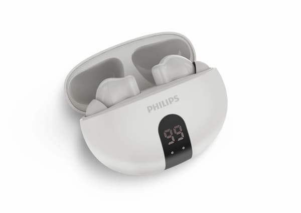 Philips TAT2520WT/00, Trådløs, 20 - 20000 Hz, Opkald/musik, 40 g, Headset, Hvid
