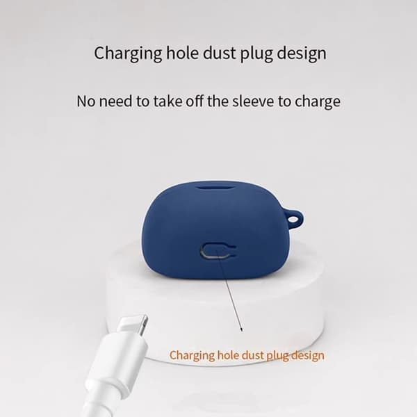 Til JBL Tune 245NC silikonetui – beskyttelsesetui med karabinkrok