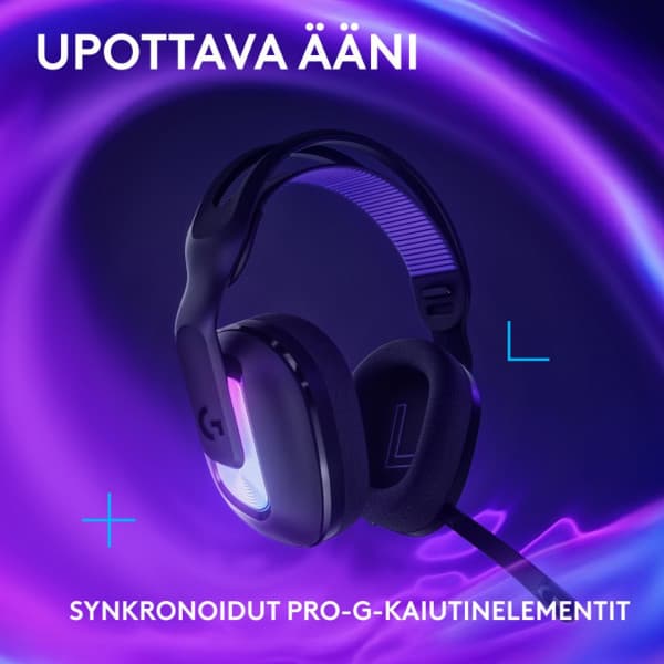 Logitech G522 LIGHTSPEED spelhörlurar, svart