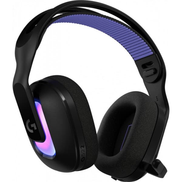 Logitech G522 LIGHTSPEED spelhörlurar, svart