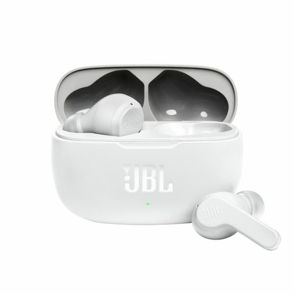 Bluetooth Hörlurar med Mikrofon JBL JBLW200TWSWHT Vit