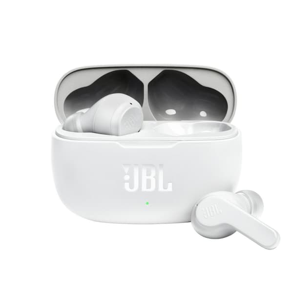Bluetooth Hörlurar med Mikrofon JBL JBLW200TWSWHT Vit