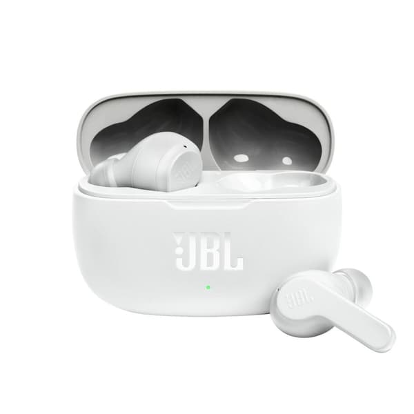 Bluetooth Hörlurar med Mikrofon JBL JBLW200TWSWHT Vit