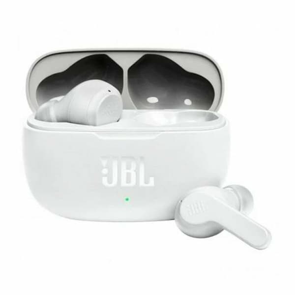 Bluetooth Hörlurar med Mikrofon JBL JBLW200TWSWHT Vit